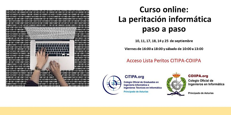 Curso on line: La peritación informática paso a paso