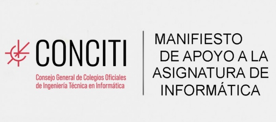 Manifiesto de apoyo a la asignatura de informática